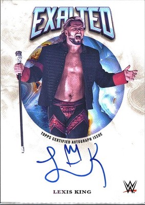 2025 Topps WWE Exalted Lexis King Exalted Autographs NXT EXA-LEX