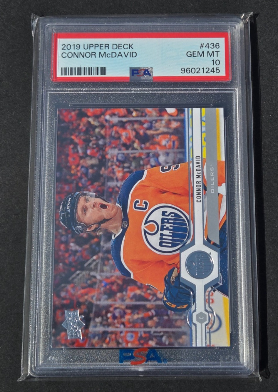 2019 Upper Deck UD #436 Connor McDavid PSA 10 GEM MT