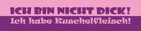 Blechschild 10X46 Cm Ich Habe Kuschelfleisch Deko Geschenk Schild