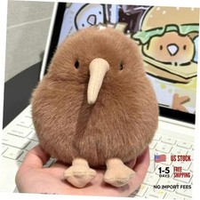 Cute Stuffed Animal Mini Palm-Sized Plush Toy 3.9 inch Realistic Kiwi Kiwi Bird