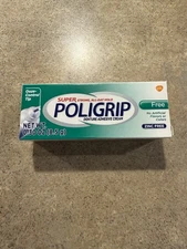 Super Poligrip Travel Size .3 Oz Denture Adhesive Cream Zinc Free No Artificial