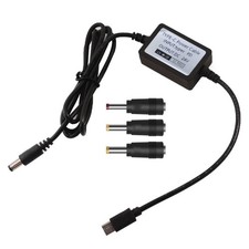 USB C Type-C to DC 5.5x2.1mm Barrel Jack 24V Power Cable for LCD Monitor Radio