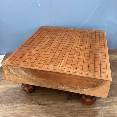 Go Board Goban IGO with Legs Belly Button 41.5 x 45.2 x 20.5 cm 19 x 19 Board