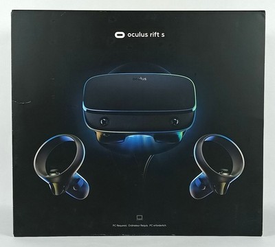 Meta Oculus Rift S PC Powered VR Gaming Headset - Black (Full Set) w/ Box, GREAT