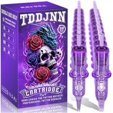 Tattoo Cartridge Needles, 50 Count 12 Mixed Round Liner Shader