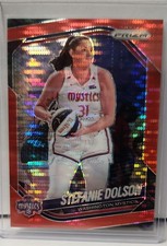 2025 Panini Prizm WNBA - Stefanie Dolson #112 Red Pulsar Prizm /299