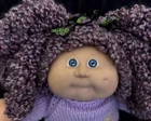 1985 Coleco Cabbage Patch Girl Purple Reroot Hair, Blue Eyes - Unique kid