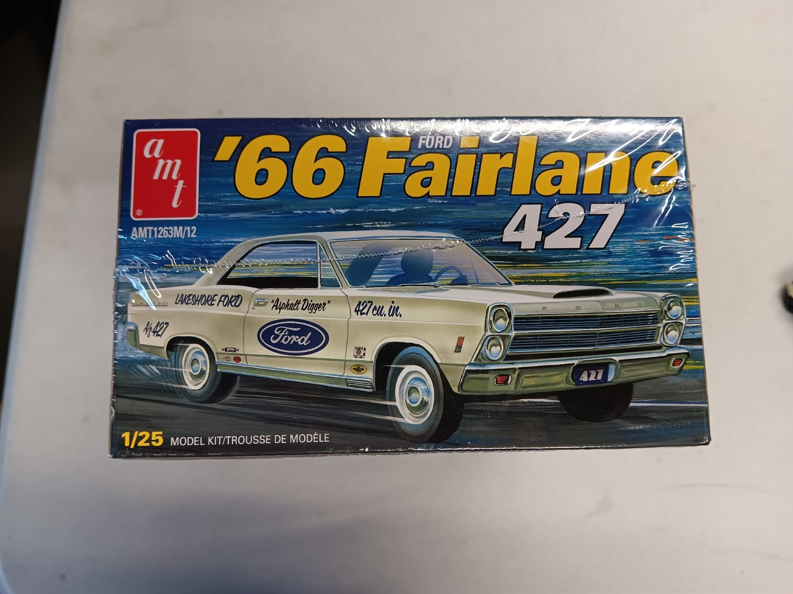 AMT 66 Fairlane 427 drag racing model car kit | eBay