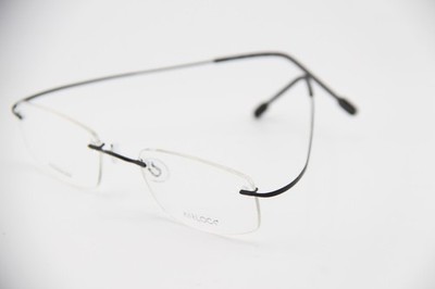 NEW MARCHON AIRLOCK 720/40 038 BLACK AUTHENTIC FRAMES EYEGLASSES 53-21
