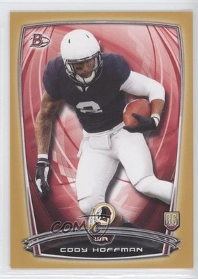 2014 Bowman Rookies Gold 260/399 Cody Hoffman #25 RC e5r