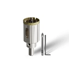 1-3/16"（30Mm） Diamond Hole Saw with Center Drill Bit, One-Touch Positioning, Eas