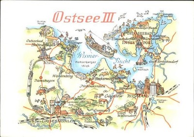 Boltenhagen Ostseebad Landkarte Wismarbucht