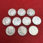 ✨ Storage Find ✨ Lot of 10 Silver Roosevelt Dimes 90% Silver Mixed Dates