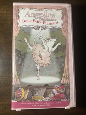 Angelina Ballerina - Rose Fairy Princess (VHS) - Clamshell Case - Vintage 2002