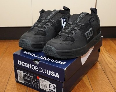 DC Shoes LYNX OG Black Suede Herren Sneaker 9 US Deadstock Box enthalten