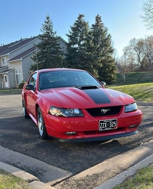2003 Ford Mustang Mach 1 Long-Tube Headers, MagnaFlow, 4.10...