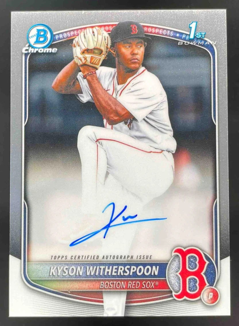 2025 Bowman Draft Chrome Prospect Autograph #CPA-KW Kyson Witherspoon RC Auto