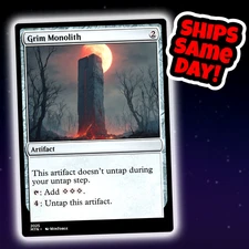 Grim Monolith - Custom Art Magic: The Gathering Playtest Card - Commander EDH