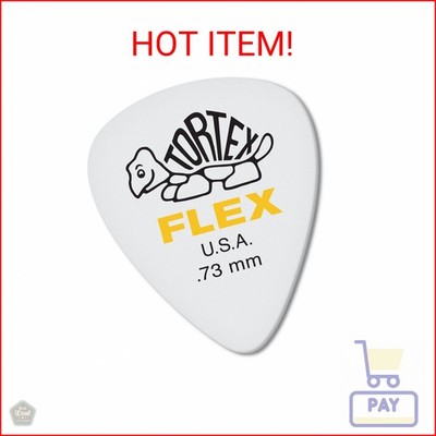 Jim Dunlop Tortex  Flex  Standard Pick .73MM - 12 Pack