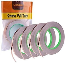 Copper Foil Tape Double-Sided Conductive 1/4 Inch