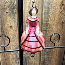 POTTERY BARN 12 DAYS OF CHRISTMAS MERCURY ORNAMENT LADY DANCING 9 DISCONTINUED