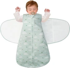 Baby Sleep Sack Swaddle 0-12 Months - 1.0 Tog Newborn Wearable Swaddles Blanket 