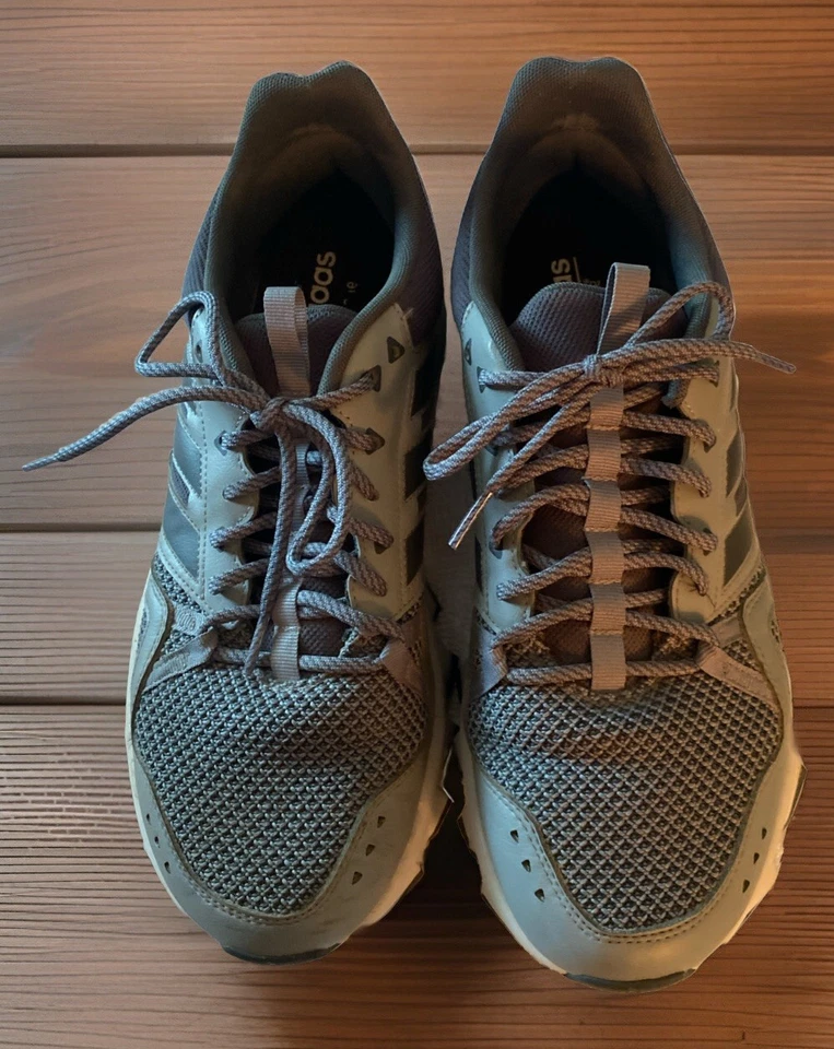 ADIDAS ROCKADIA TRAIL GRIS CORRER DEPORTE CAMINAR ZAPATILLAS ZAPATOS PARA HOMBRE TALLA 10 WMNS 12 Foto 3 de 4