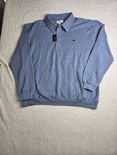 Simply Southern Mens Pullover XL Xlarge Blue Logo Athleisure Sweatshirt Preppy