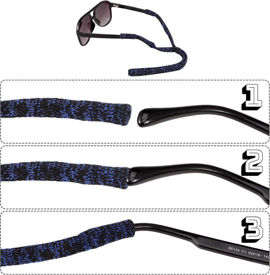 Sport Brillenband verstellbar starker Halt Brillenkordel 10 Stück - Bild 2 von 4
