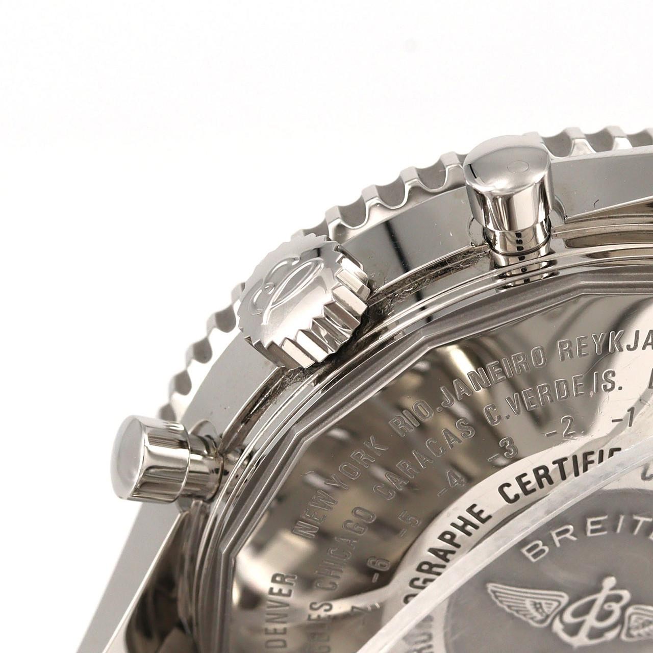 Authentic Breitling Navitimer Chronograph GMT46 A… - image 4