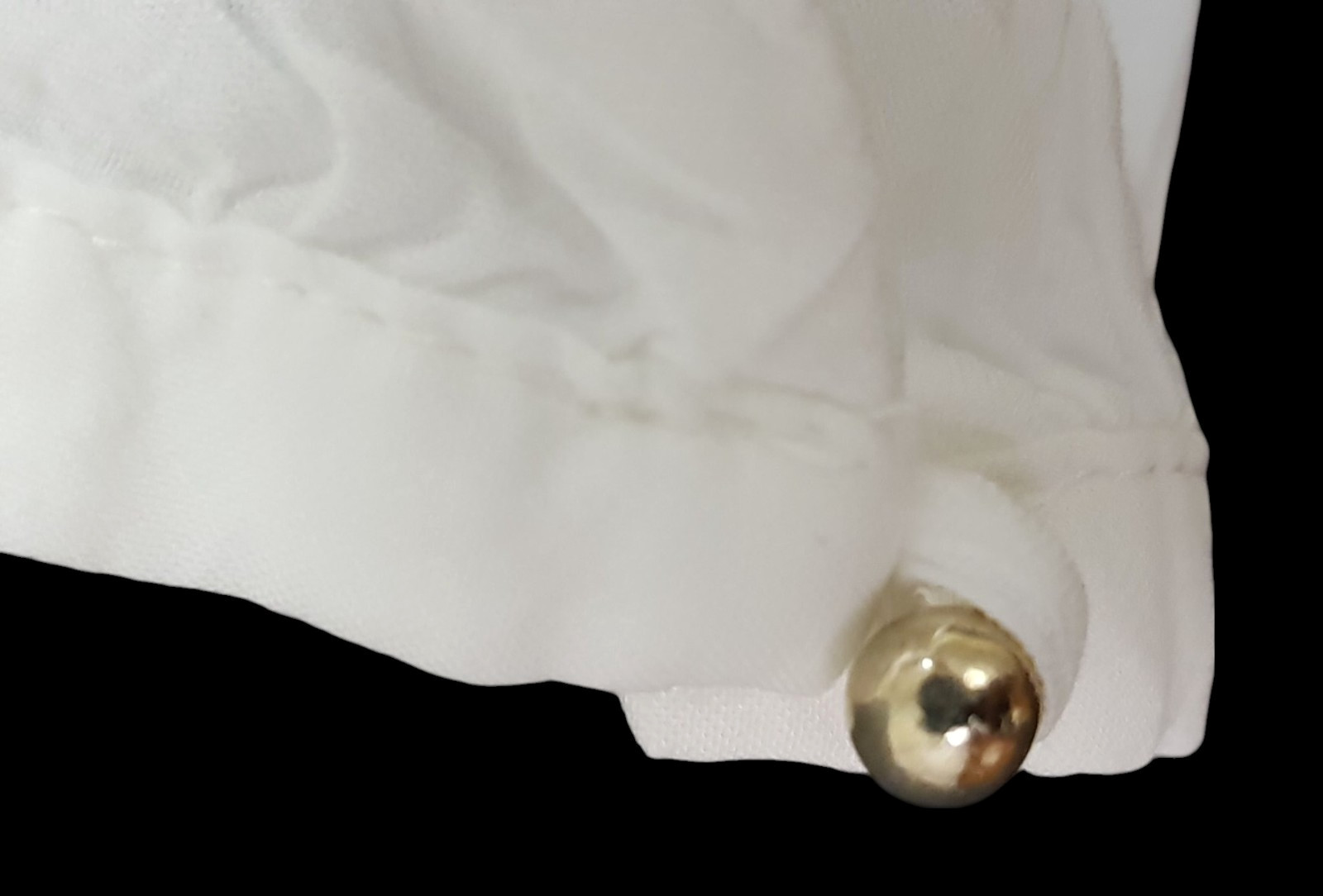 ZARA Womans Off White L/S EVENING TUNIC TOP BLOUSE Ultrasoft - S - UK10 -RRP £54 thumbnail 5