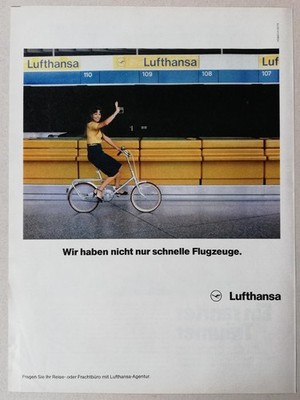 Lufthansa - Reklame Werbeanzeige Original-Werbung 1979 (9)