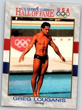 1991 Impel U.S. Olympic Hall of Fame #50 Greg Louganis USA