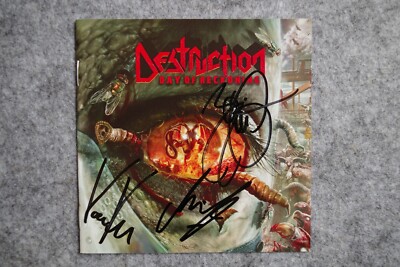 Destruction - Day of Reckoning CD Album signed / autograph / signiert