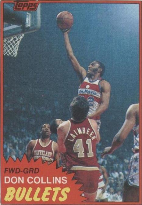 1981-82 Topps - Don Collins #95E - 1 of 2