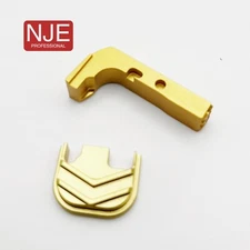 Combo Kits For Gl0ck Gen1-3 Fits17-39 Extended Magaz1ne Re1ease Back Plate Gold