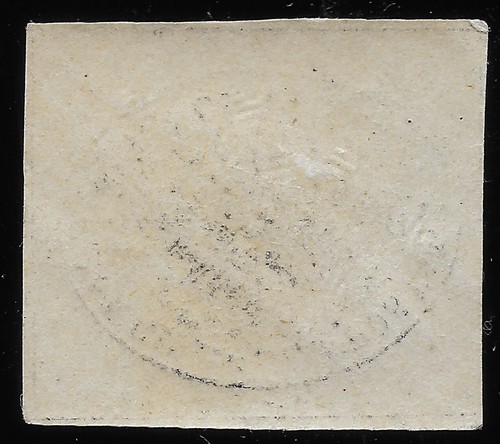 1867 Papa Roman States Italy 3c Stamp COAT OF ARMS Grey Paper MINT  CV 723 (IBX) - Picture 2 of 2