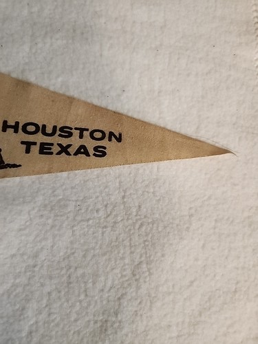 1974 VINTAGE ASTRODOME BANNER PENNANT WFL HOUSTON TEXANS SUPER RARE SPORTS MUSIC - Picture 6 of 12