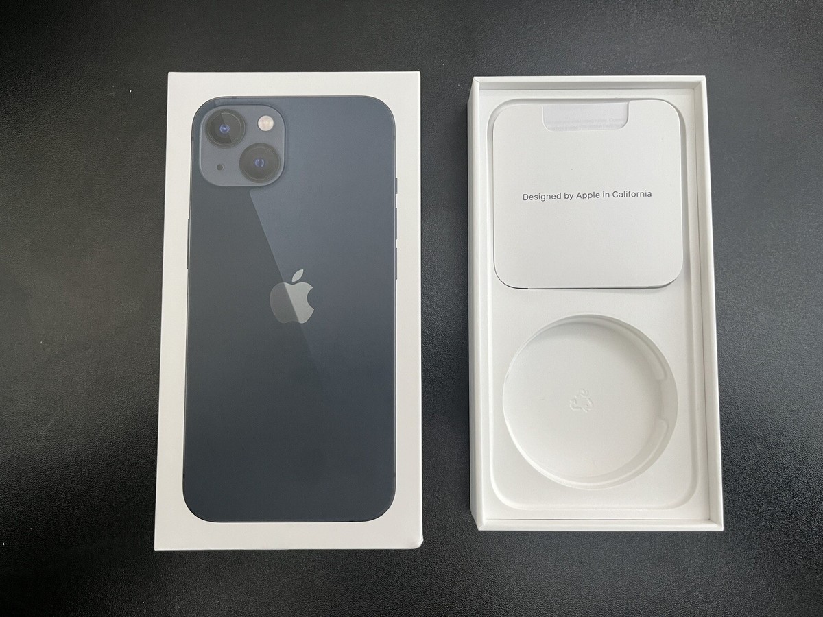 Box Only - Apple iPhone 13 Midnight Color Box | eBay