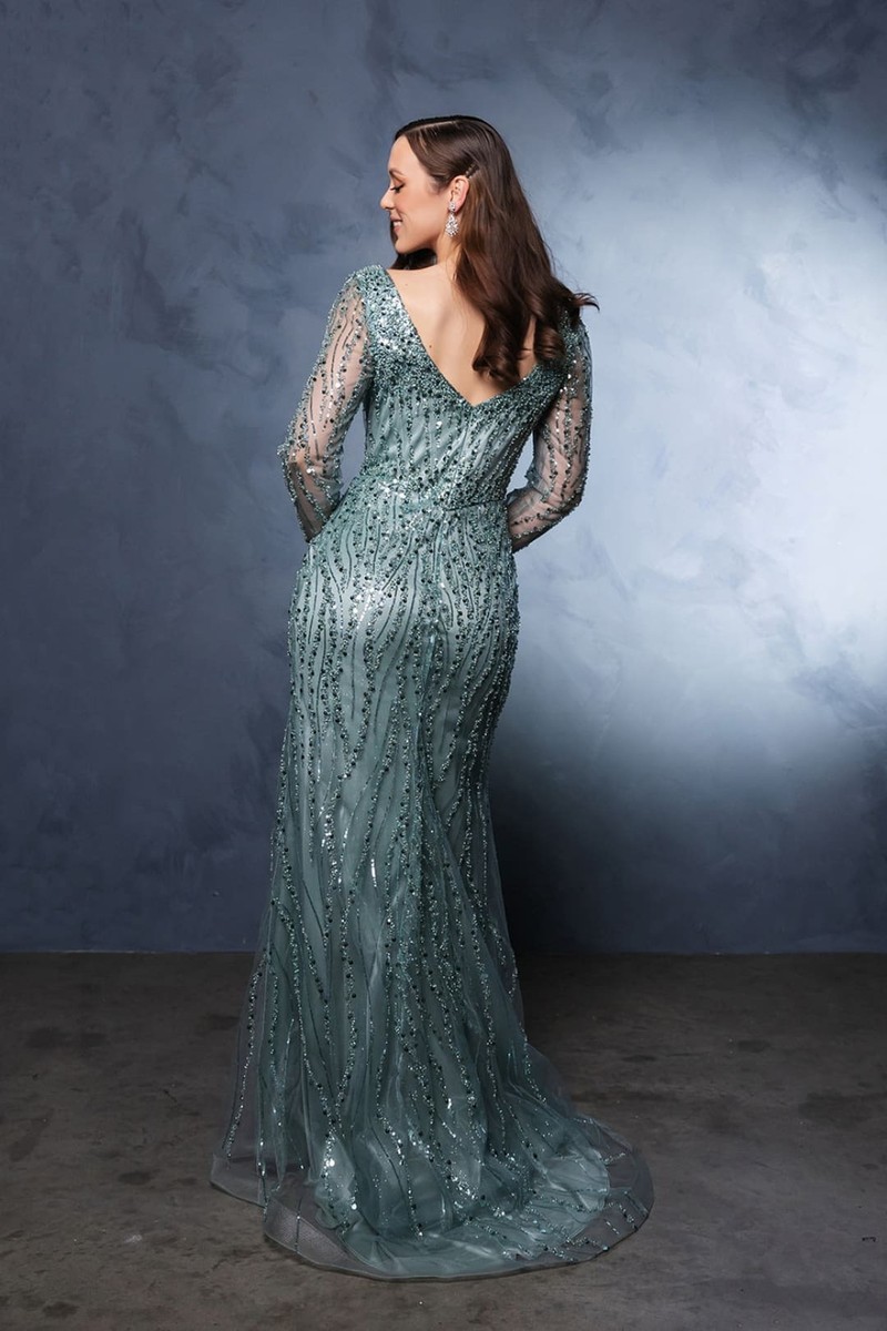 Mother Of The Bride Gown| Formal Dress Shops-New Collection CHAMPAGNE/GOLD / L