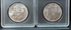 Lot of 2 Gem BU Morgan Silver Dollar $1 1889P+1890P High MS 241116