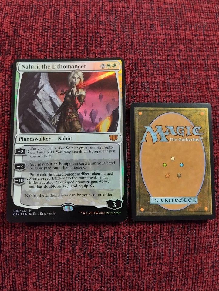 Magic the Gathering NAHIRI, THE LITHOMANCER OVERSIZED FOIL Commander 2014 WOTC - Image 2 of 4