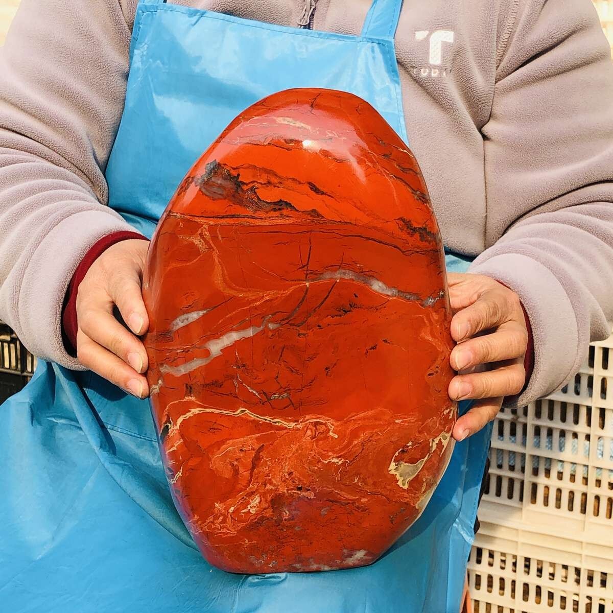 22.44LB Natural Beautiful Red Jasper Crystal Mineral