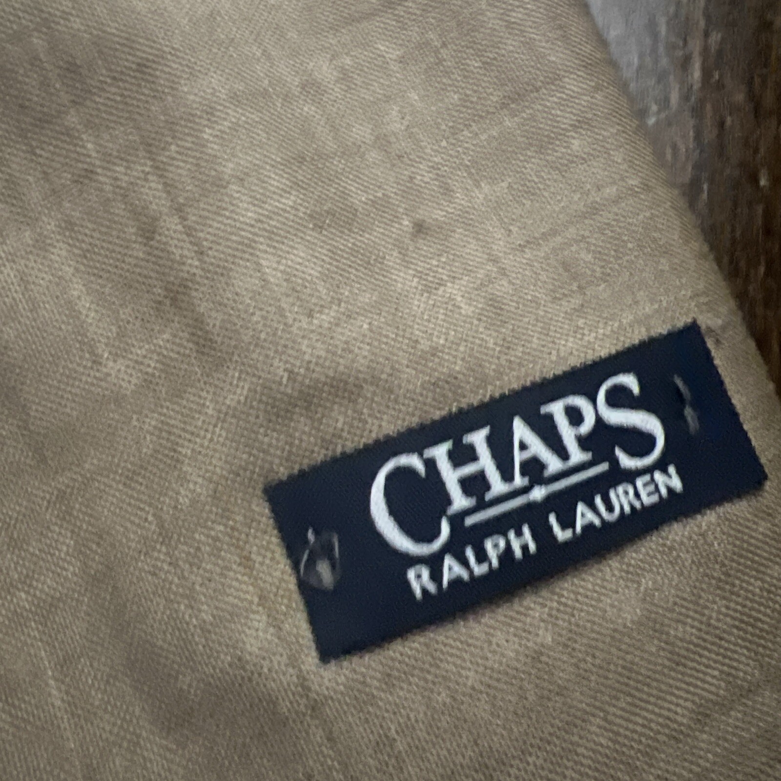 NWTChap Suit Men 44 Beige Wool  Pant Ralph Lauren Luxury image 4