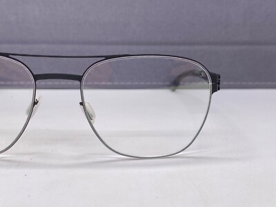 ic Berlin glasses men women black square panto middle NP:499 