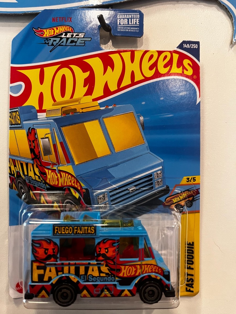 Hot Wheels Fast Foodie Hot Wheels 2018 50th Anniversary Fast Foodie Quick Bite (Camión De... Mini Food Truck