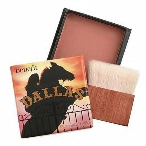 BENEFIT DALLAS Dusty Rose Gesichtspuder 0,32 oz 9g EINGESTELLT VOLLE GRÖSSE