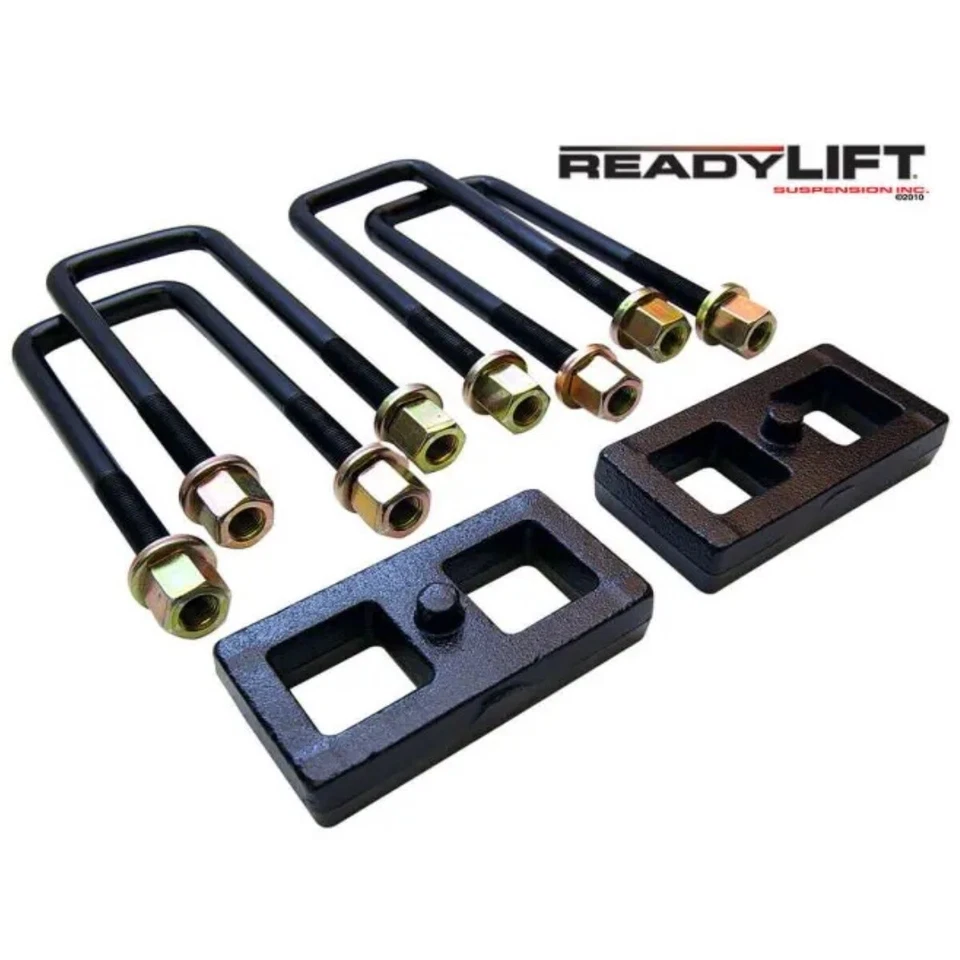 ReadyLIFT Suspension 1" Rear Block Kit Lift for 95-22 Toyota Tacoma 99-21 Tundra - Image 3 of 4