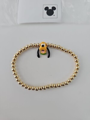Baublebar Disney Pluto Gold Pisa Bracelet NIP