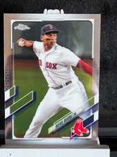 2021 Topps Chrome Base #94 Rafael Devers - Boston Red Sox Baseball Card